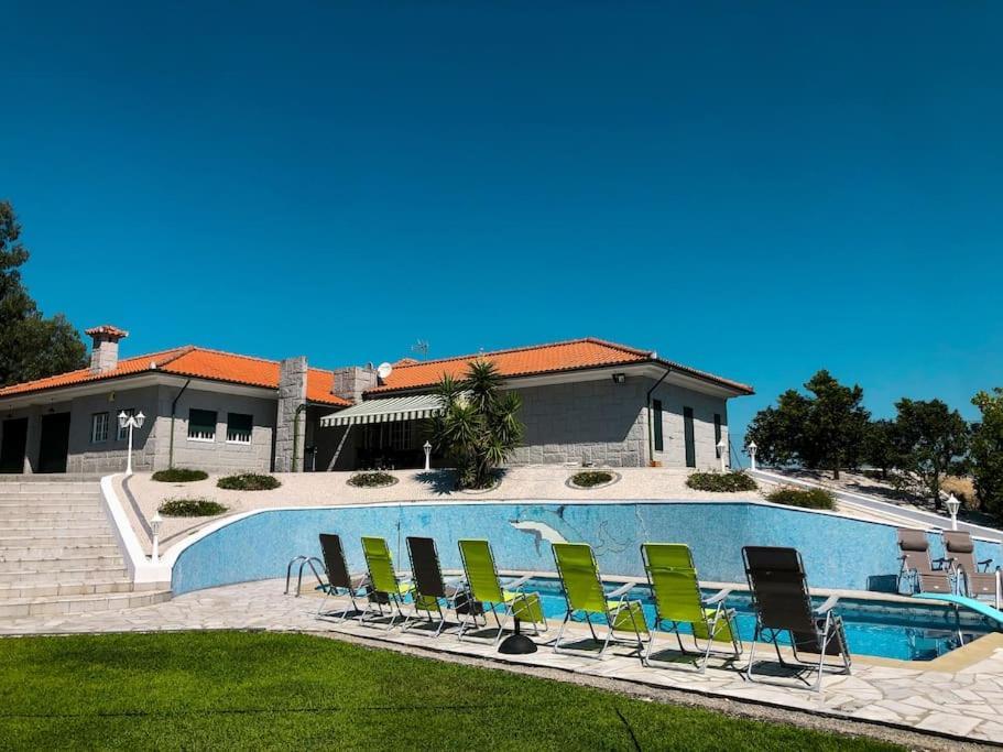 Maison Familiale De Caractere Avec Piscine Padronelo Extérieur photo