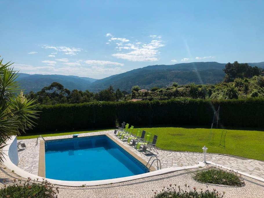 Maison Familiale De Caractere Avec Piscine Padronelo Extérieur photo