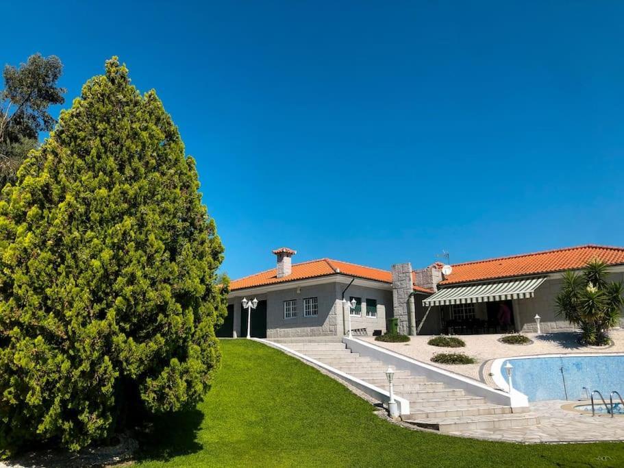 Maison Familiale De Caractere Avec Piscine Padronelo Extérieur photo
